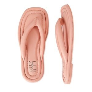 Pink- Puffy Flip Flops from No Boundaries